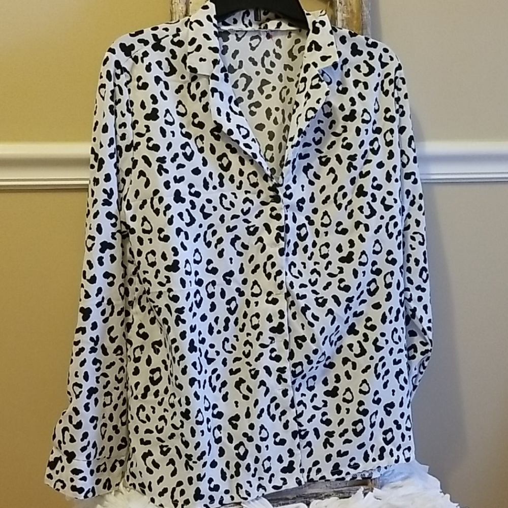 Talbots - Zebra Print - Size L